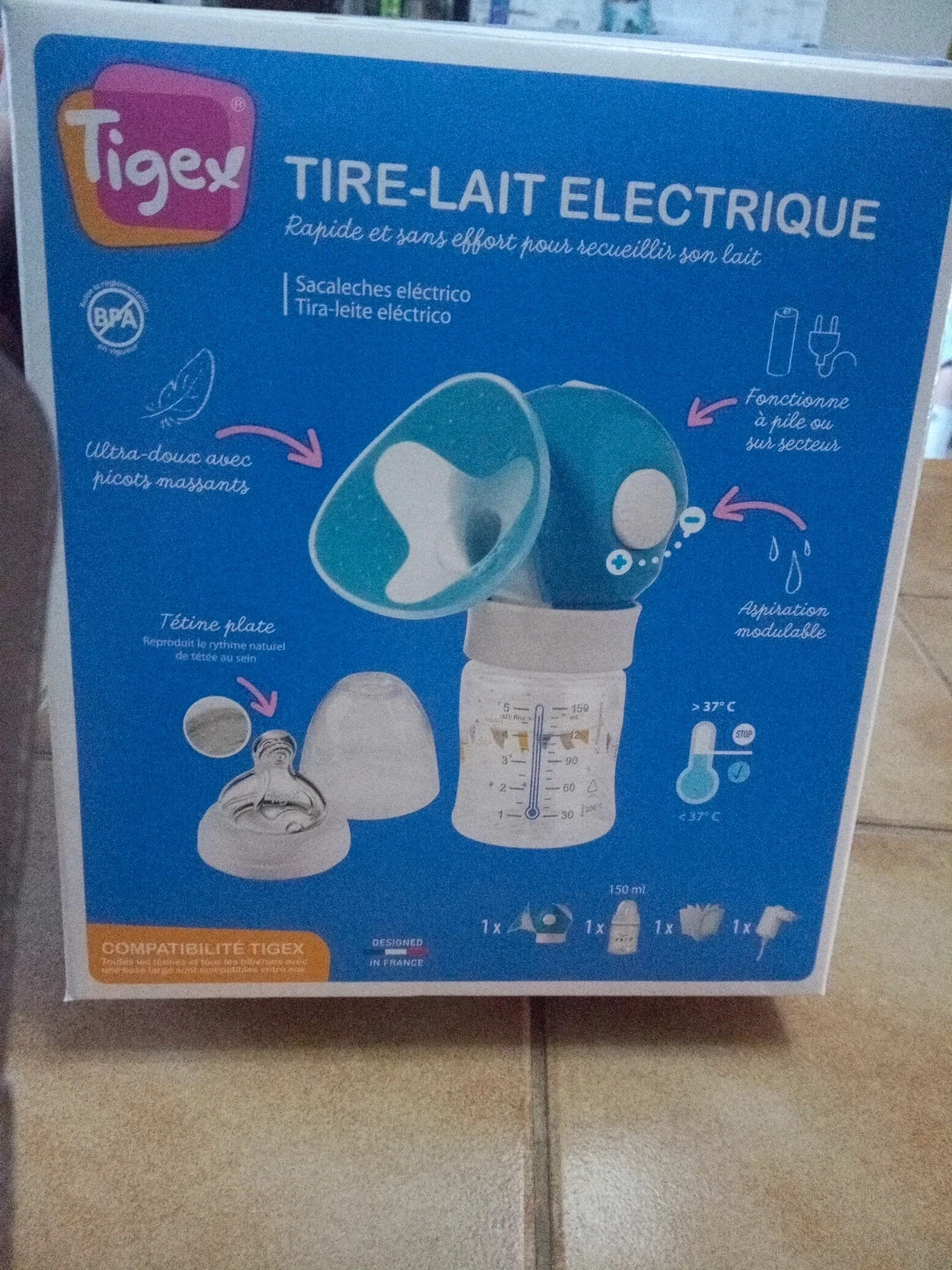 Tire lait tigex électrique